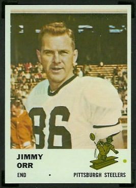 Jimmy Orr 1961 Fleer football card