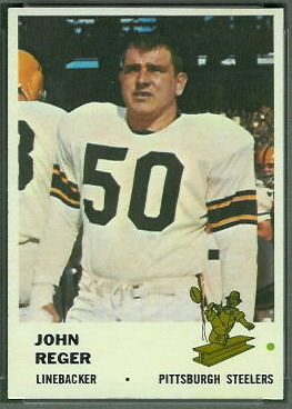 John Reger 1961 Fleer football card