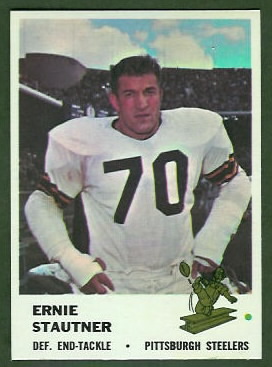 Ernie Stautner 1961 Fleer football card