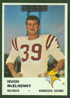 Hugh McElhenny 1961 Fleer football card