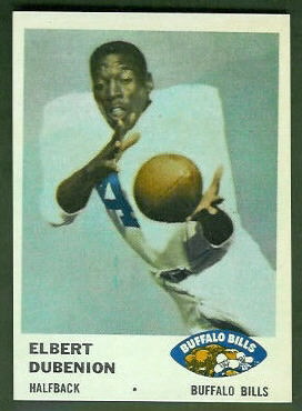 Elbert Dubenion 1961 Fleer football card