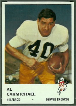 Al Carmichael 1961 Fleer football card Al Carmichael 1961 Fleer football card