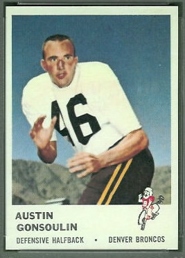 Goose Gonsoulin 1961 Fleer football card