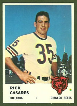 Rick Casares 1961 Fleer football card