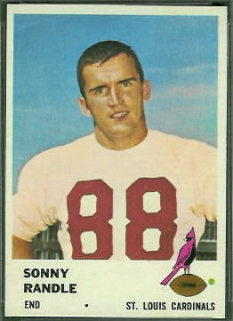 Sonny Randle 1961 Fleer football card