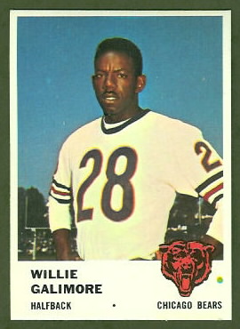 Willie Galimore 1961 Fleer football card Willie Galimore 1961 Fleer football card