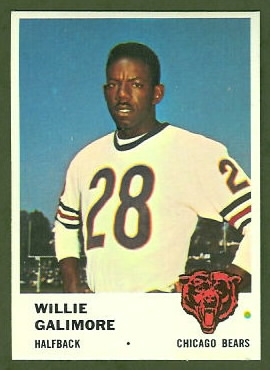 Willie Galimore 1961 Fleer football card