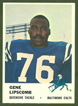 Gene Lipscomb 1961 Fleer football card