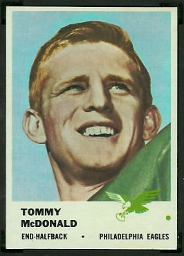 Tommy McDonald 1961 Fleer football card Tommy McDonald 1961 Fleer football card