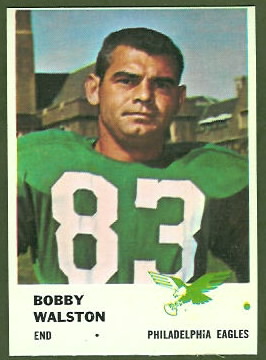 Bobby Walston 1961 Fleer football card