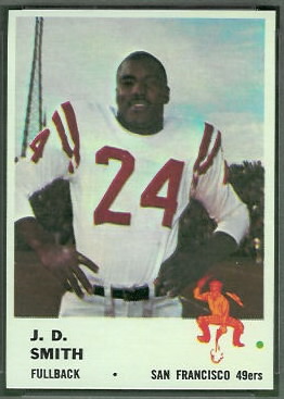 J.D. Smith 1961 Fleer football card