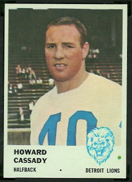 Howard Cassady 1961 Fleer football card