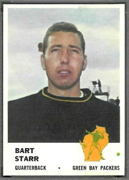 Bart Starr 1961 Fleer football card