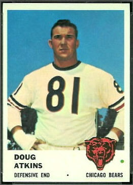 Doug Atkins 1961 Fleer football card