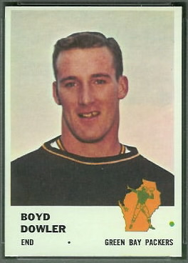 Boyd Dowler 1961 Fleer football card Boyd Dowler 1961 Fleer football card