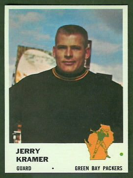 Jerry Kramer 1961 Fleer football card
