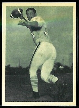 George Blanda 1961 Fleer Wallet Pictures football card