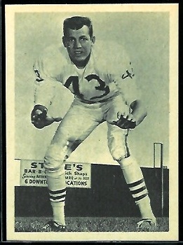 Jim Norton 1961 Fleer Wallet Pictures football card