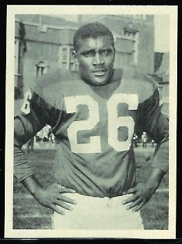 Clarence Peaks 1961 Fleer Wallet Pictures football card