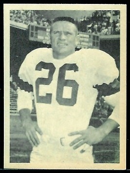 Ray Renfro 1961 Fleer Wallet Pictures football card