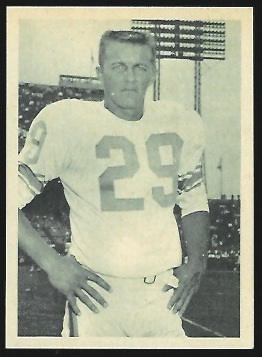 Del Shofner 1961 Fleer Wallet Pictures football card