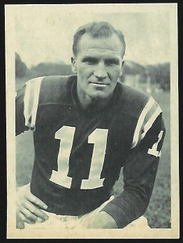 Ed Songin 1961 Fleer Wallet Pictures football card