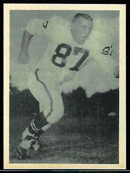 Mel Branch 1961 Fleer Wallet Pictures football card