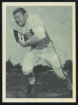 Bob White 1961 Fleer Wallet Pictures football card