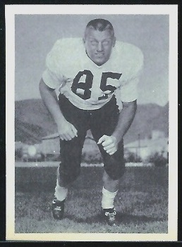 Joe Young 1961 Fleer Wallet Pictures football card