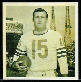 Ed Brown 1961 Fleer Wallet Pictures football card