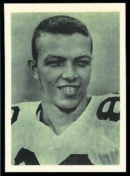 Gerald Burch 1961 Fleer Wallet Pictures football card