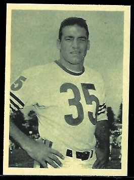 Rick Casares 1961 Fleer Wallet Pictures football card