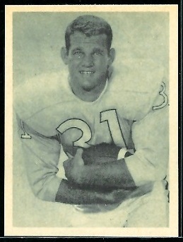 Doug Cline 1961 Fleer Wallet Pictures football card