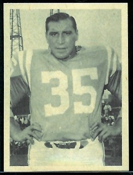 Alan Ameche 1961 Fleer Wallet Pictures football card