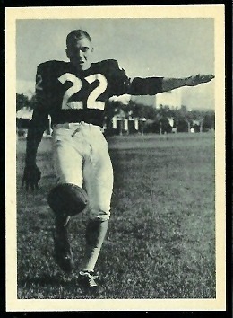 Wayne Crow 1961 Fleer Wallet Pictures football card