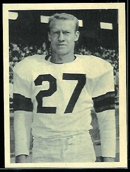 Dean Derby 1961 Fleer Wallet Pictures football card