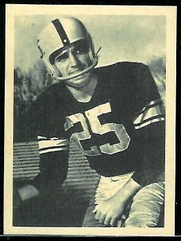 Randy Duncan 1961 Fleer Wallet Pictures football card