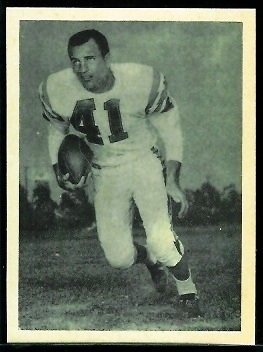 Charlie Flowers 1961 Fleer Wallet Pictures football card