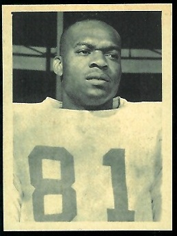 Willmer Fowler 1961 Fleer Wallet Pictures football card