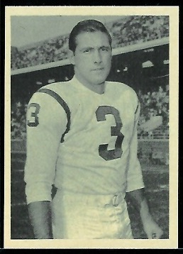 Ralph Guglielmi 1961 Fleer Wallet Pictures football card