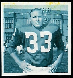 Bill Barnes 1961 Fleer Wallet Pictures football card