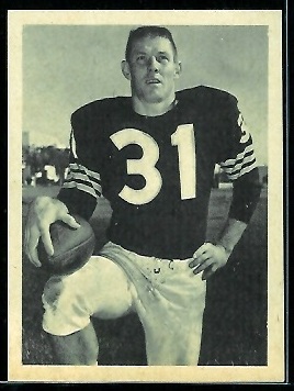 Billy Lott 1961 Fleer Wallet Pictures football card