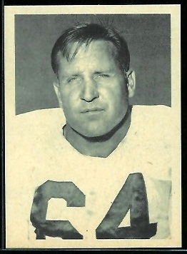 Bud McFadin 1961 Fleer Wallet Pictures football card