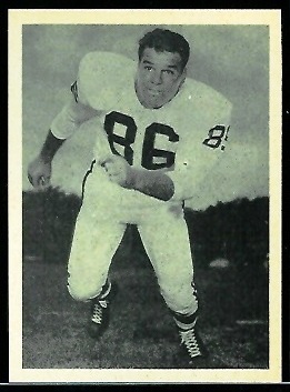 Paul Miller 1961 Fleer Wallet Pictures football card