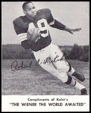 Bobby Mitchell 1961 Kahns football card