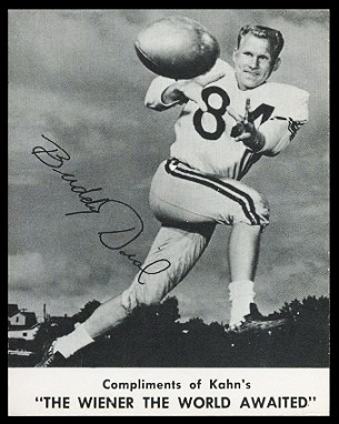 Dean Derby 1961 Kahns football card