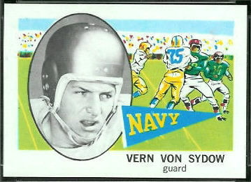 Vern Von Sydow 1961 Nu-Card football card