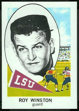 Roy Winston 1961 Nu-Card football card