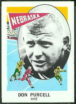 Don Purcell 1961 Nu-Card football card