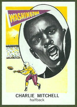 Charlie Mitchell 1961 Nu-Card football card